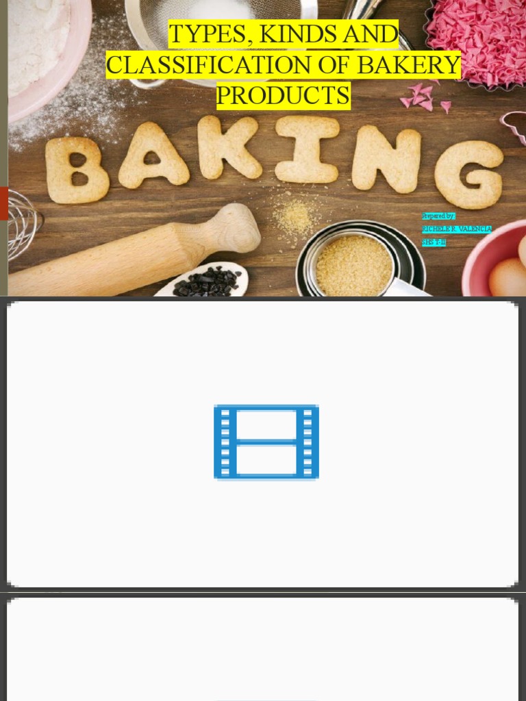 Types, Kinds and Classification of Bakery Products PDF Breads Dough