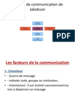 Schema de Communication de Jakobson