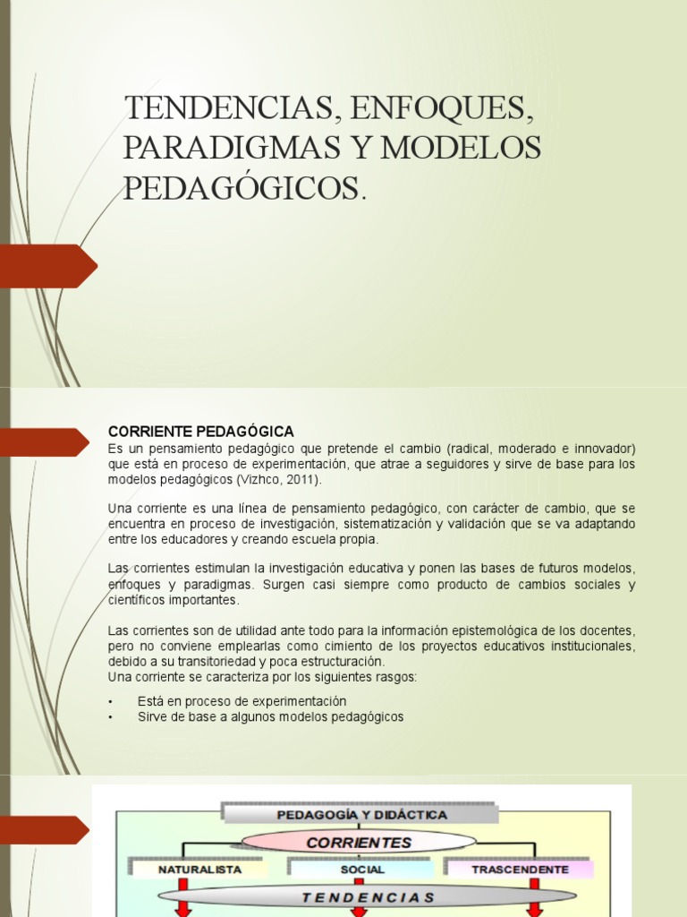 Paradigmas y Modelos Pedagógicos | PDF | Plan de estudios | Evaluación
