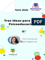 Foro sobre Psicoeducación e ideas para implementarla