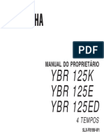 Manual Proprietário Ybr125 (K) - 2007
