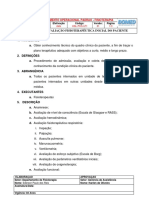 PCS - Protocolo - ADMISSÃO E AVALIAÇÃO FISIOTERAPÊUTICA INICIAL DO PACIENTE
