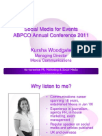 Social Media Workshop Kursha Woodgate