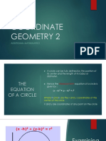 Coordinate Geometry 2