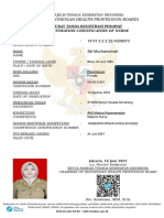 (The Indonesian Health Profession Board) : Registration Certification of Nurse