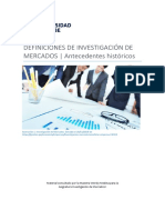 Unidad 1. Recurso 1. Lectura - Concepto y Breves Antecedentes Históricos de La Investigación de Mercados .