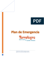 Plan de Emergencia Terralegre Enero 2019