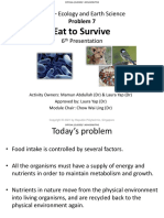 Eat To Survive: A208 - Ecology and Earth Science