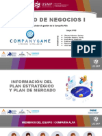 Informe Del Plan Estrategico y Plan de Mercado - Grupo 08 - Compañia Alfa