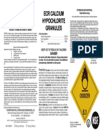 ECR Calcium Hypochlorite Granules Label1