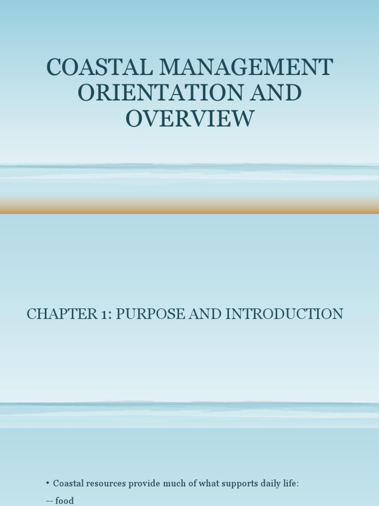 Philippine Coastal Management Issues | PDF | Overfishing | Coast