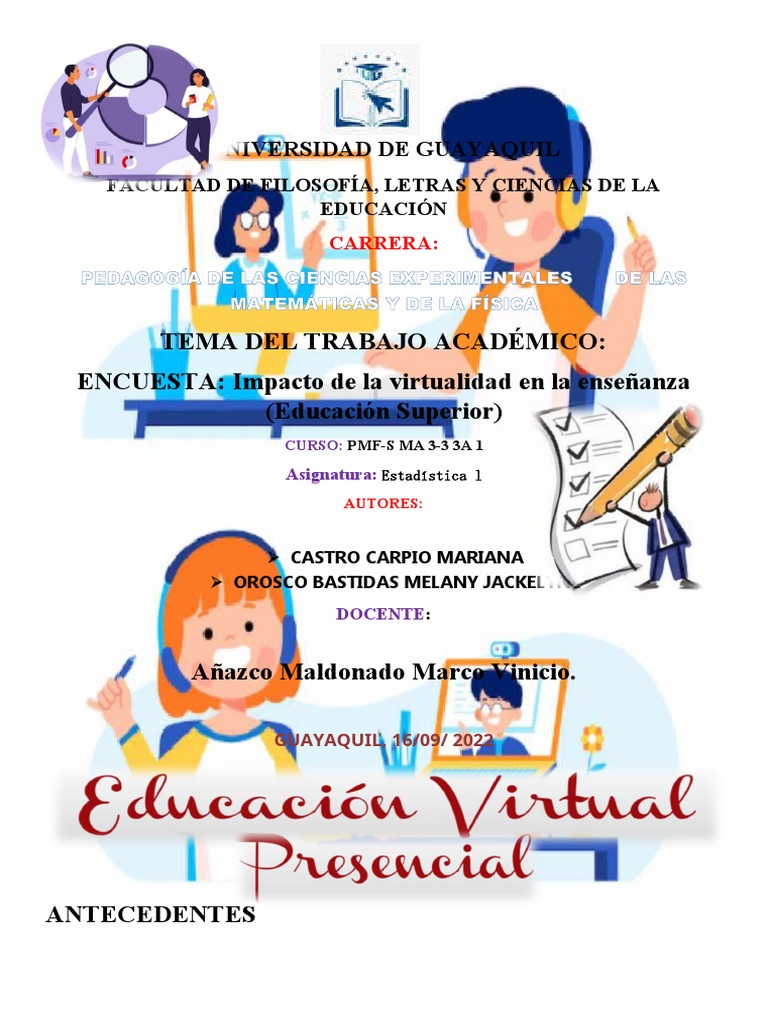 Encuesta Sobre El Impacto de La Virtualidad en La Enseñanza Educacion ...