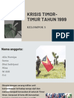 Krisis Timor-Timur Tahun 1999: Kelompok 5