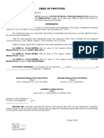 Deed of Partition Manluctao