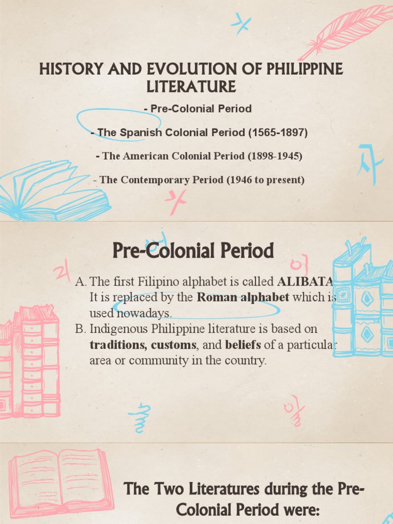 Evolution of Philippine Literature | PDF | Philippines | Tagalog Language