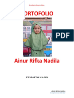 Ainur Rifka Nadila - PORTOFOLIO - SEM 2
