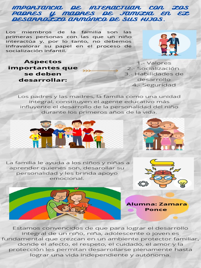 Importancia de la familia en el desarrollo infantil | PDF