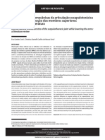 Características biomecânicas da articulação escapulotorácica no retorno da elevação dos membros superiores