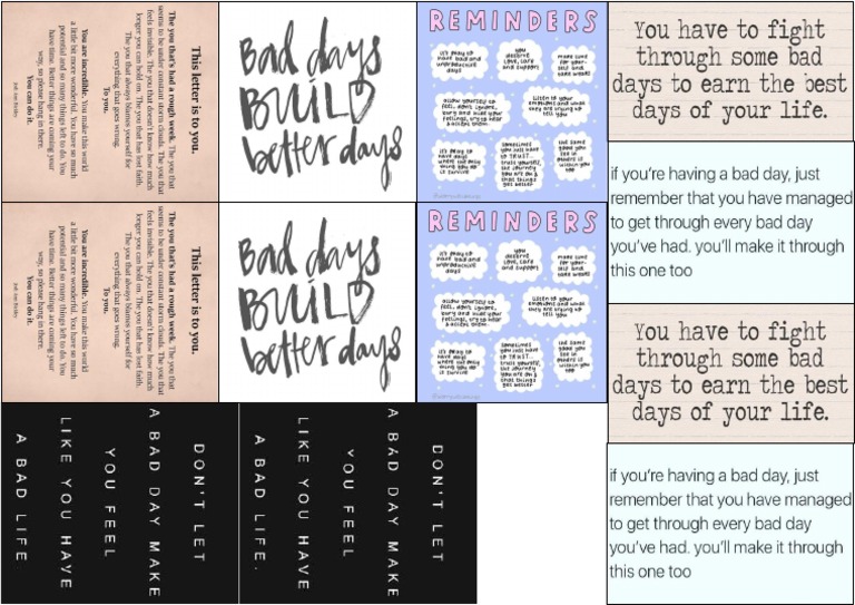 Bad Day | PDF
