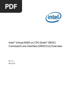 RSTe VROC CLI Specifications 1.5