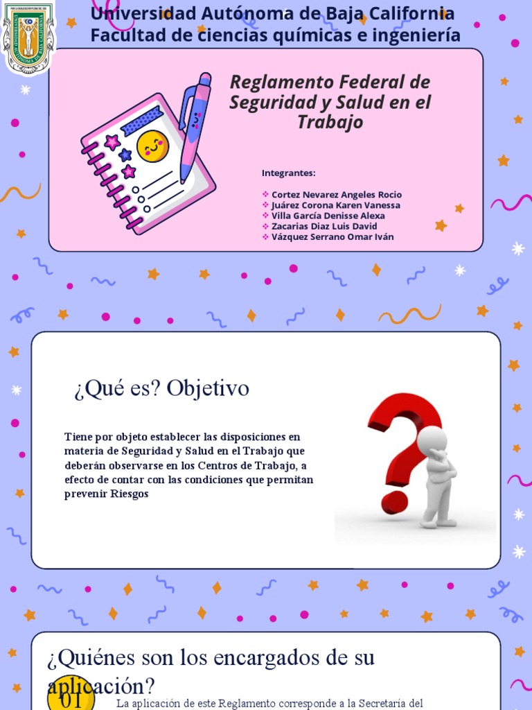 Reglamento Federal de Seguridad y Salud en El Trabajo PDF Ciencias