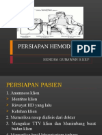 Persiapan Hemodialisa