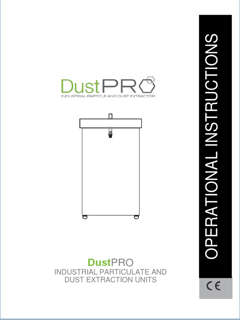 DustPRO Extraction Units Manual | PDF | Mains Electricity | Dust