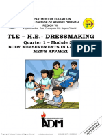 He - Dressmaking G7 8 - Q1 - Module 3 4 Final