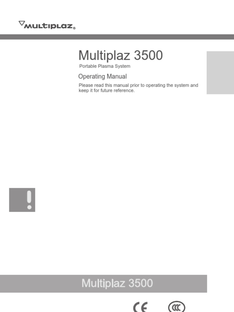 MULTIPLAZ3500OperatingManual PDF Construction Welding