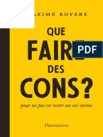 Maxime Rovere Que Faire Des Cons PDF