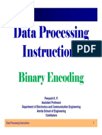 Data Processing - Binay Encoding