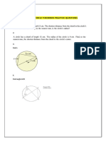 Circle Theorems Practice Questions .