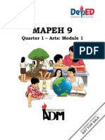 MAPEH 9 Q1 Arts Module1