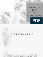 Bilangan Real & Pertidaksamaan