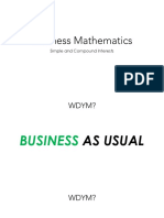 Business Mathematics (Interest Rates)