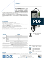 Fiche Technique HI991001 - HANNA INSTRUMENTS