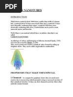 Carbon Nanotubes: Properties That Make Them Special 1.chemical