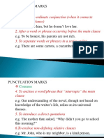 Punctuations + Sentence Errors