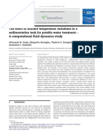 The Effect of Influent Temperature Variations in A Sedimentation Tank