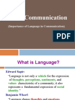 Language in Communication