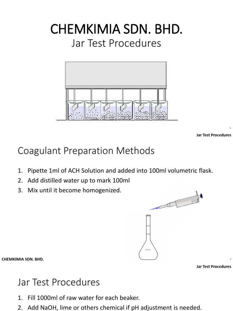 Jar Test Procedures PDF Applied And Interdisciplinary Physics Physical Sciences
