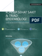 Konsep Sehat Sakit & Triad Epidemiologi