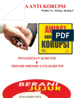 Budaya Anti Korupsi