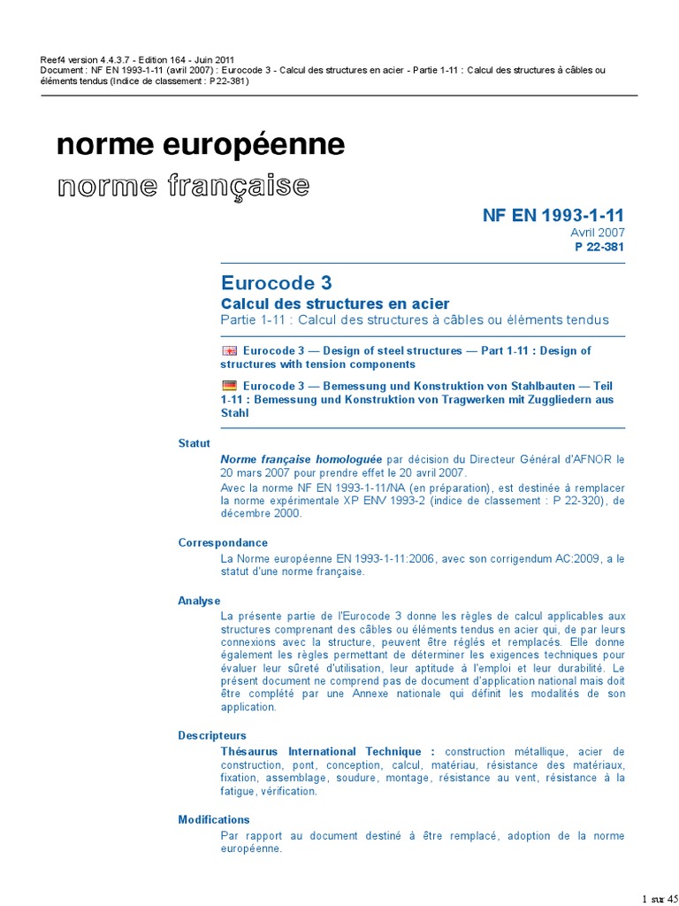 Eurocode 3: Calcul Des Structures en Acier | PDF | Pont | Corrosion