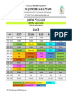 JADWAL BELAJAR SDIT AL QUDAH