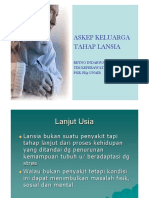 Askep Keluarga Tahap Lansia