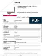 Low Voltage Distribution Transformers - Single Phase - EE225T3H