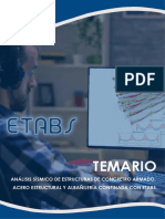Temario Análisis Con ETABS