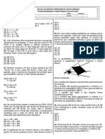 ESCOLA DE ENSINO FUNDAMENTAL REVISÃO DE MATEMÁTICA