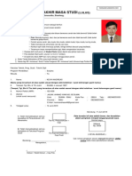 Formulir Pendaftaran Wisuda 1521008